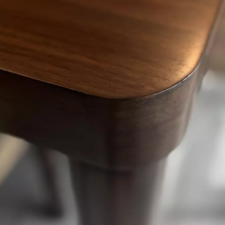 Verge Handcrafted Walnut Extendable Rectangular Dining Table