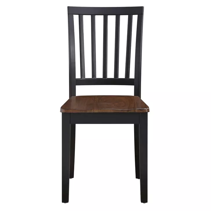 Joplin Walnut and Ebony Farmhouse Side Chair