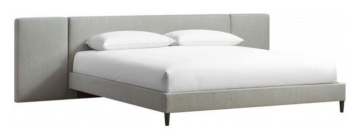 Zest Dark Gray Upholstered Wall Panel Bedroom Set