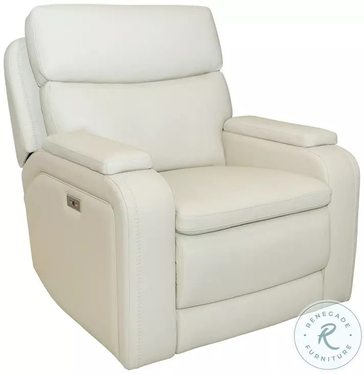 Gunner Kobi Almond Power Recliner with Power Headrest