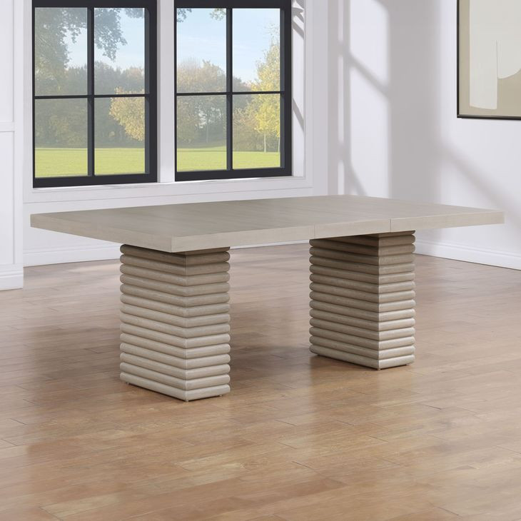 Lily Brown 60" Rectangular Dining Table