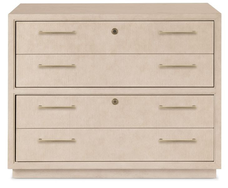 Marlowe Polished Limestone 2 Drawer Lateral File