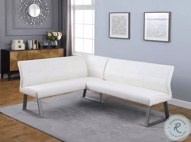 Gwen White Nook Bench