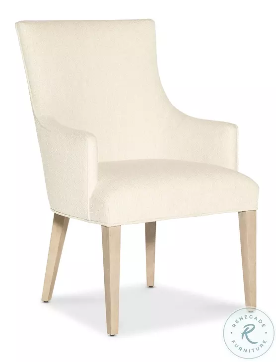 Westwood Polished Limestone Upholstered Arm Chair Set of 2