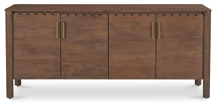 Wiley Vintage Brown 4 Door Sideboard
