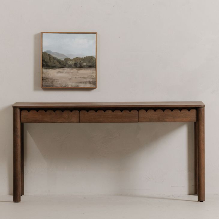 Wiley Vintage Brown 60" Writing Desk