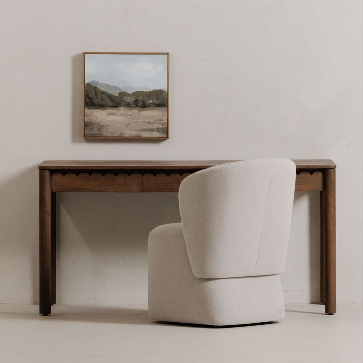 Wiley Vintage Brown Home Office Set