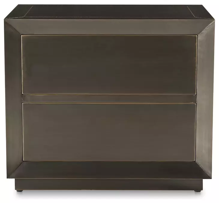 Dawson Deep Bronze 2 Drawer Nightstand