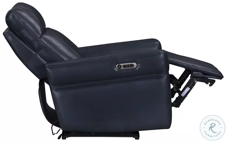 Branford Steamboat Marine Leather Zero Gravity Power Recliner