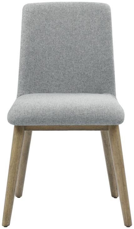 Vida Gray Upholstered Side Chair Set of 2