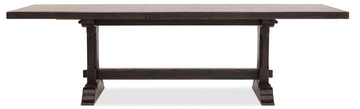 Harbor Drift Burnt Timber 126" Extendable Rectangular Dining Table