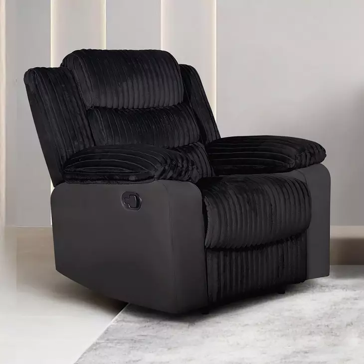Willow Black Glider Recliner