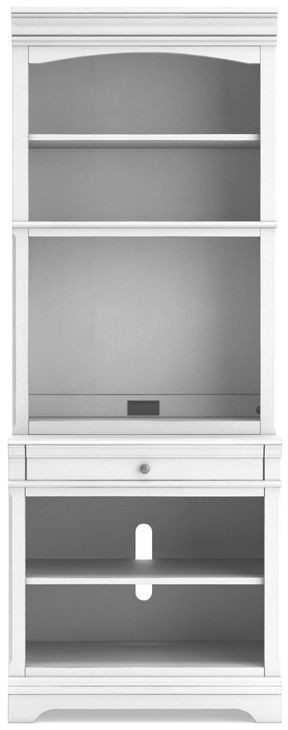 Kanwyn Whitewash Bookcase with LED