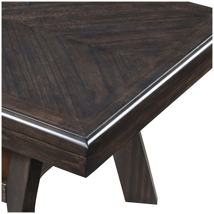Gia Espresso 3 Piece Occasional Table Set