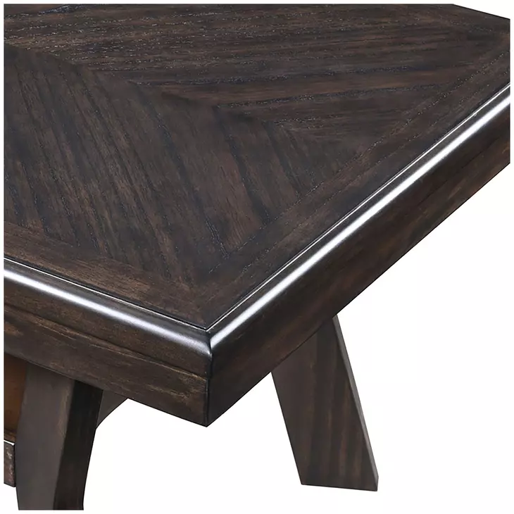 Gia Espresso 3 Piece Occasional Table Set