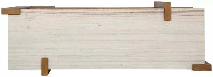 Goldmere Honey Wheat and White Rectangular Granite Top Occassional Table Set
