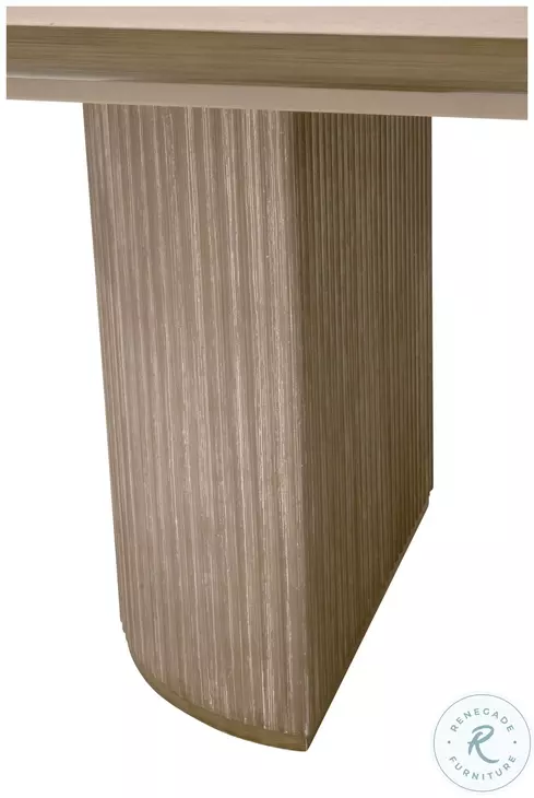 Halloway Natural Gray Acacia Extendable Dining Table