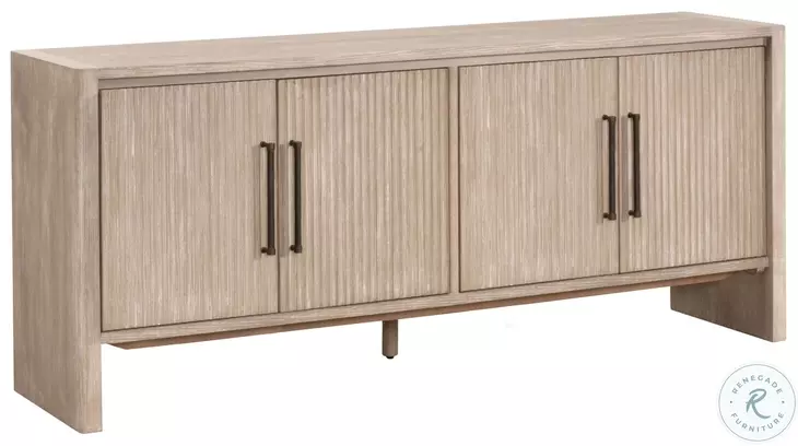 Halloway Natural Gray Acacia Media Sideboard