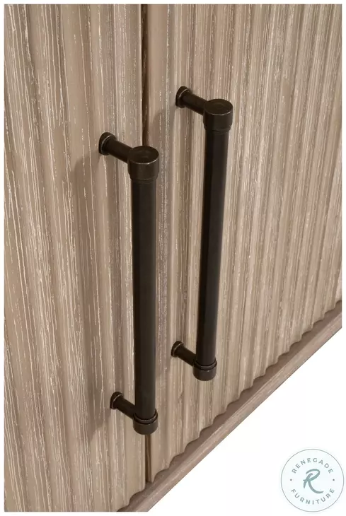 Halloway Natural Gray Acacia Media Sideboard