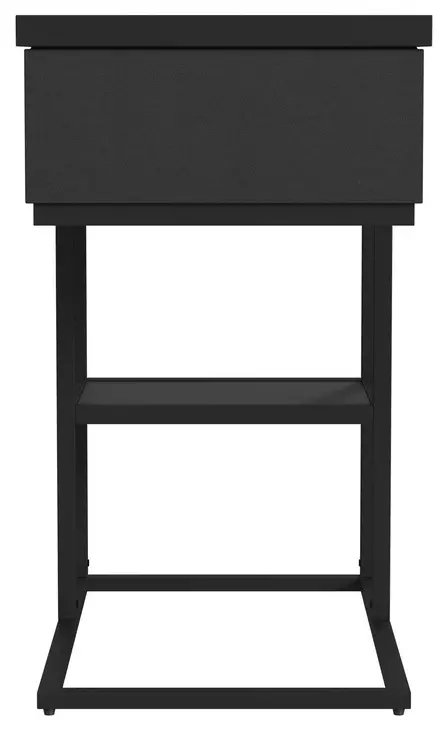 Nebula Black Rectangular Smart C Table