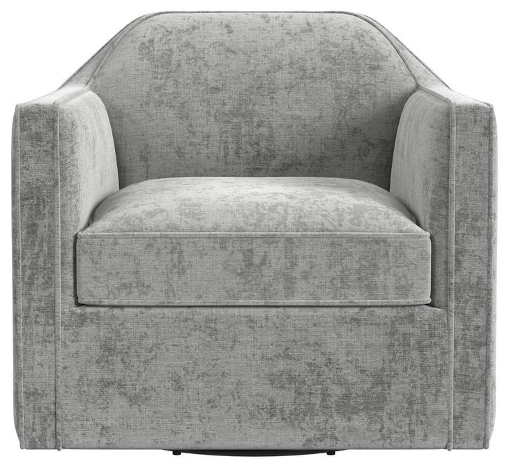 Aaron Cement Upholstered Swivel Chair