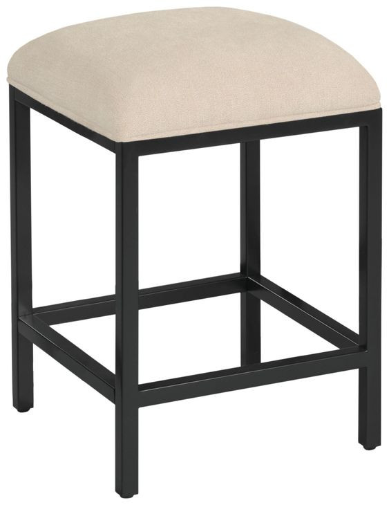 Mackintosh Cream Upholstered Counter Height Stool
