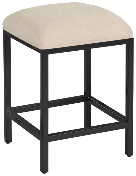 Mackintosh Cream Upholstered Counter Height Stool