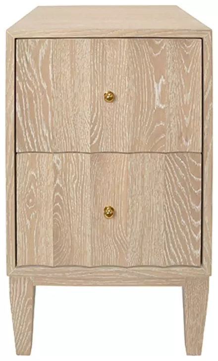 Hammond Cerused Oak Soft Close Side Table