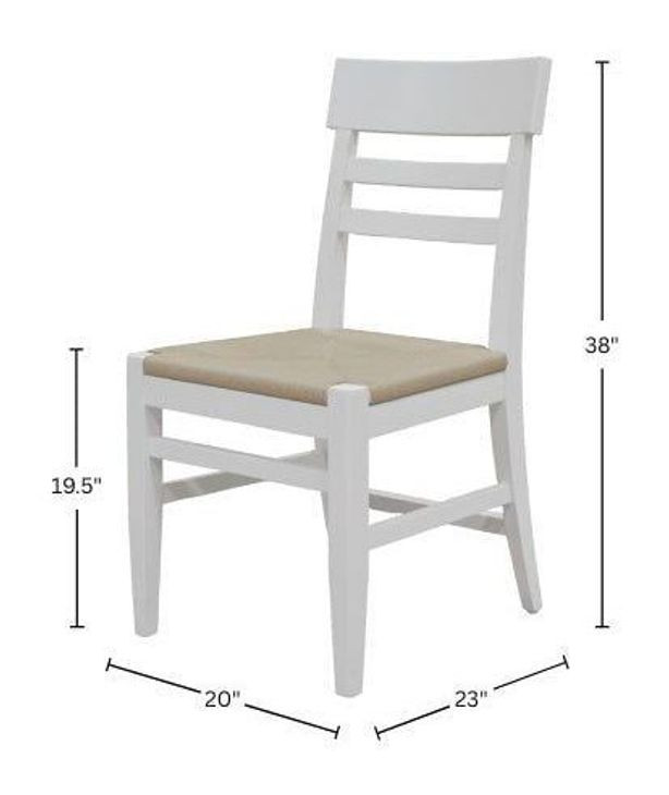 Hampton White Side Chair Set of 2
