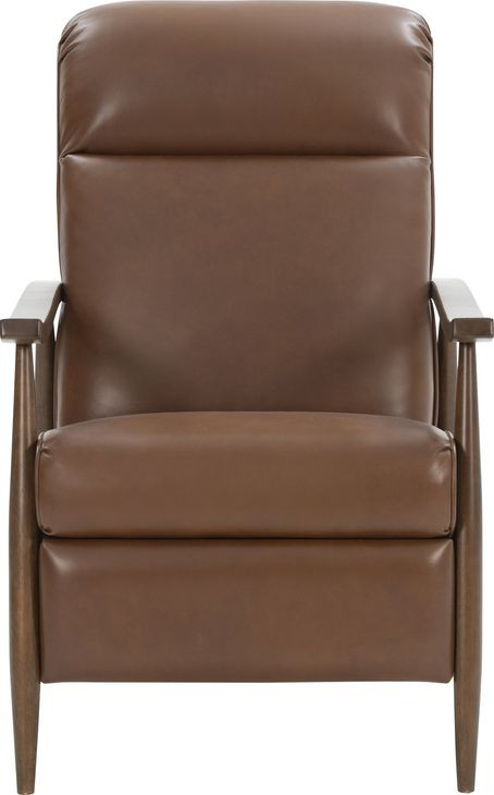 Hampton Colchester Bitters Leather Push Thru The Arms Recliner