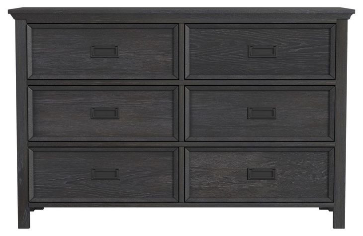 Brooklyn Charcoal 6 Drawer Dresser