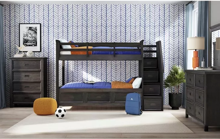 Brooklyn Charcoal 4 Drawer Chest