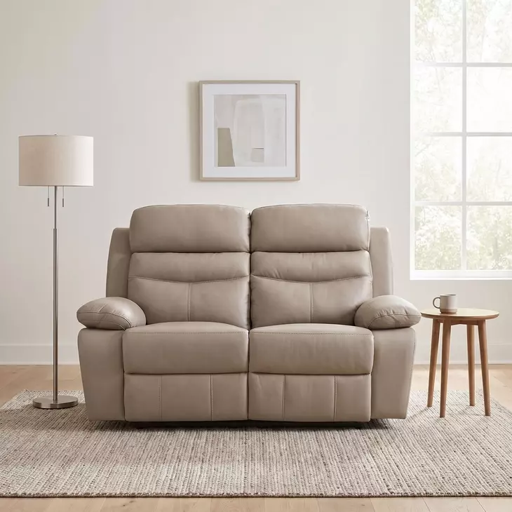 Hancock Latte Double 64" Power Reclining Loveseat