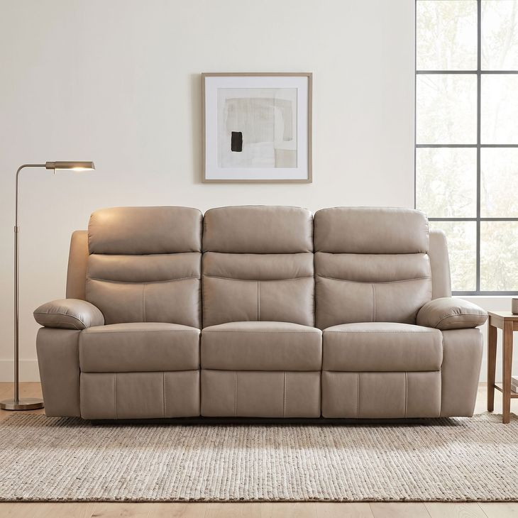 Hancock Latte Double Reclining Sofa