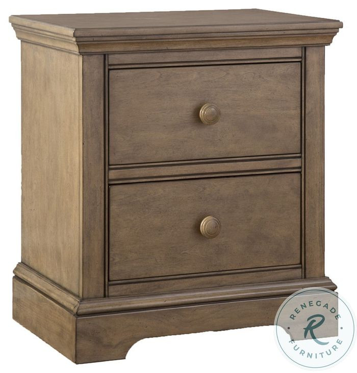 Hanley Cashew 2 Drawer Nightstand
