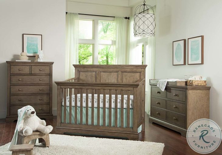 Hanley Cashew Convertible Standard Crib