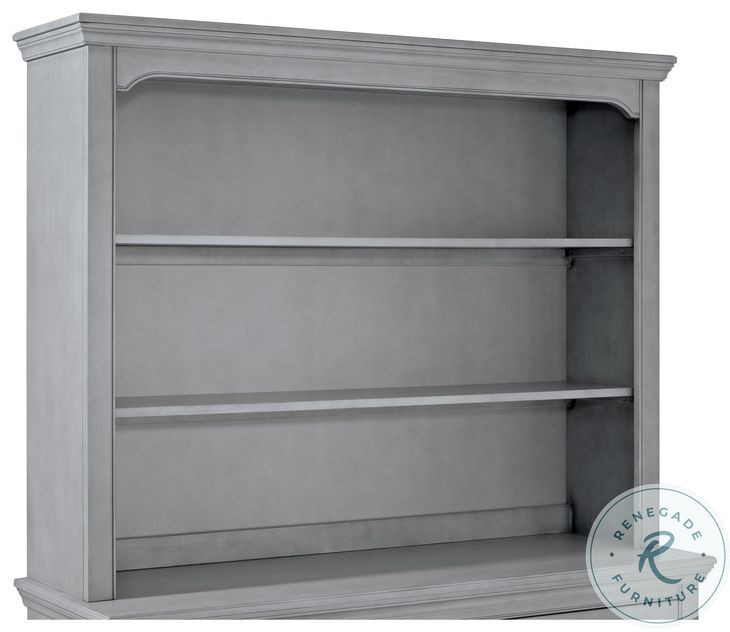 Hanley Cloud Hutch and Bookcase with 3 Shelves