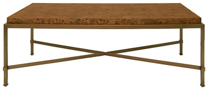 Hardwick Brown 48" Rectangular Coffee Table