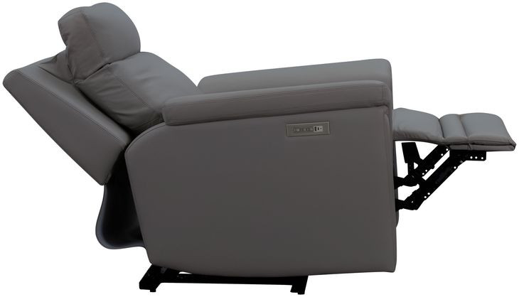 Harper Berlin Cement Leather Power Reclining Living Room Set