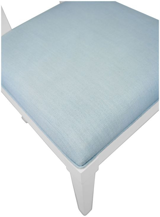 Hayden Light Blue Performance Fabric Upholstered Dining Chair