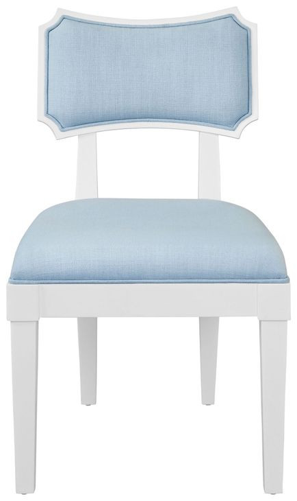 Hayden Light Blue Performance Fabric Upholstered Dining Chair