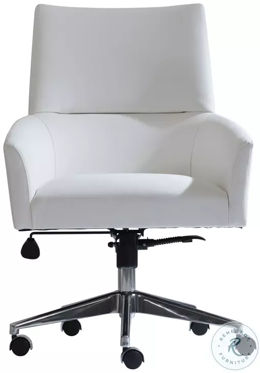 Stratum White Swivel Office Chair
