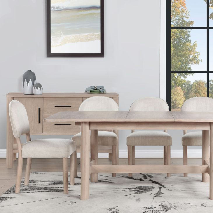 Gabby Light Brown Upholstered Side Chair Set of 2