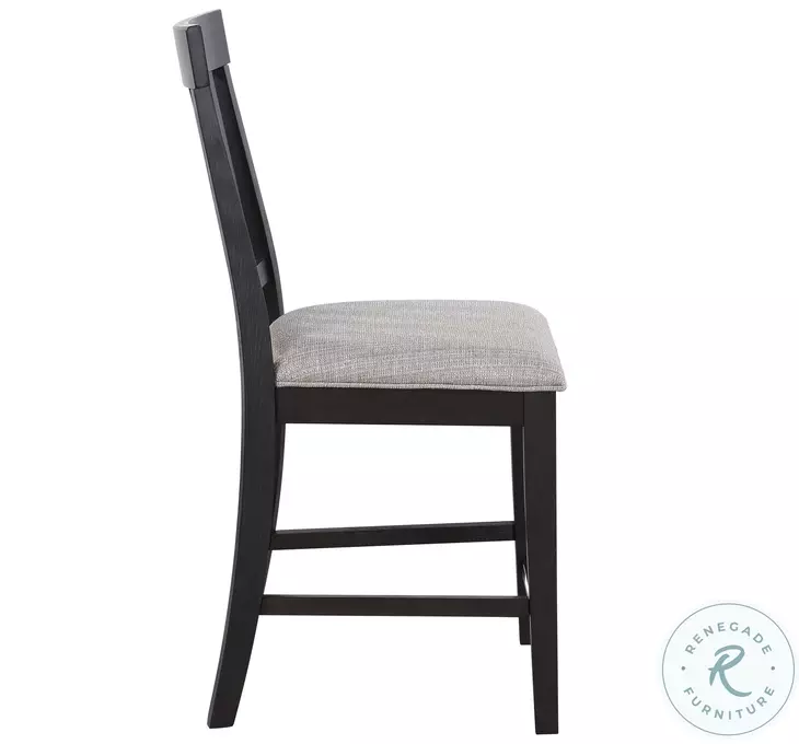 Halle Ebony And Honey Extendable Counter Height Dining Room Set