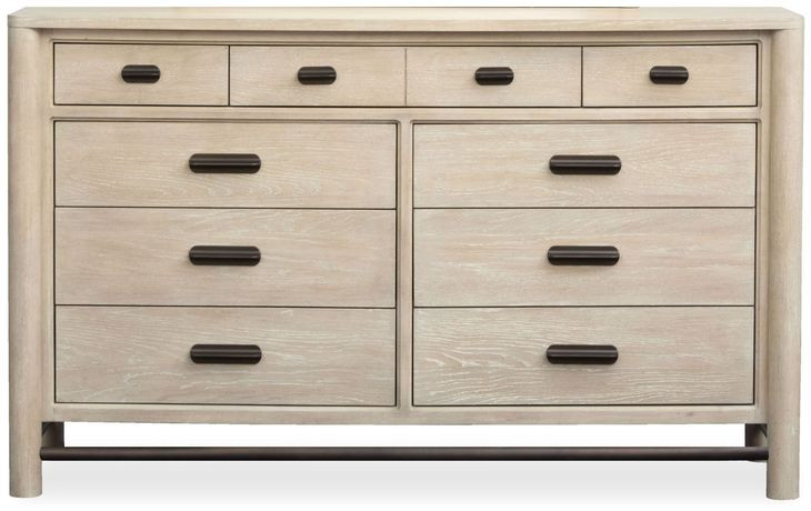 Sunset Cove Sanibel Brown and Gray 9 Drawer Dresser