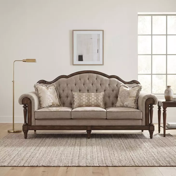 Heath Court Brown 91" Sofa