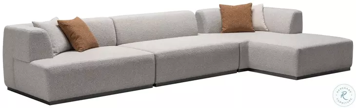 HF5566 Gray Sectional