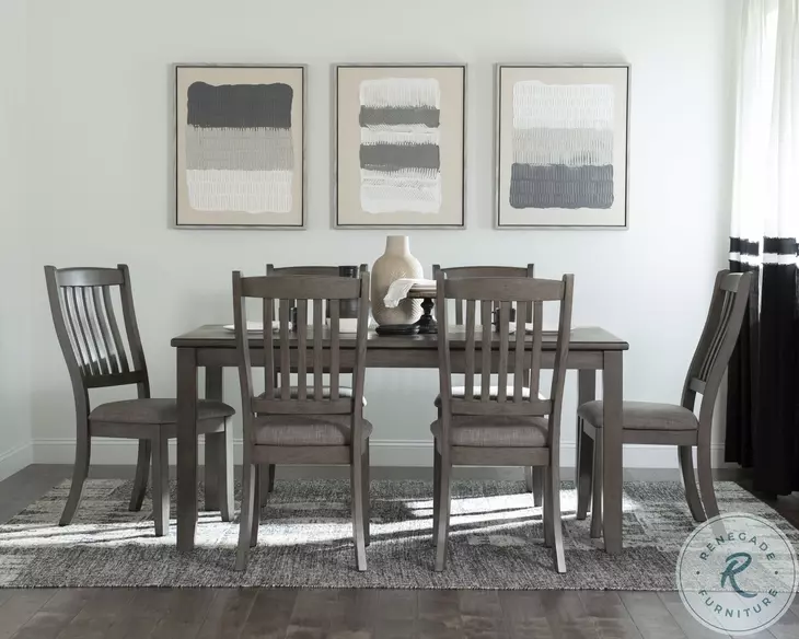 Allston Park Gray Farmhouse Dining Table