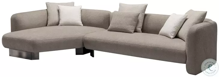 HF5516 Gray 129" Sectional