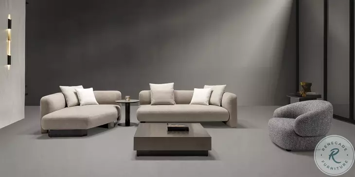 HF5516 Gray 129" Sectional